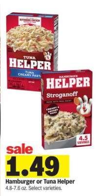 Hamburger or Tuna Helper