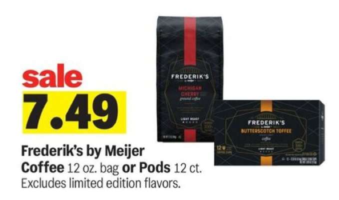 Frederik's by Meijer Coffee or Pods