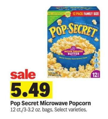 Pop Secret Microwave Popcorn*