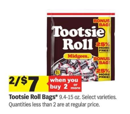 Tootsie Roll Bags