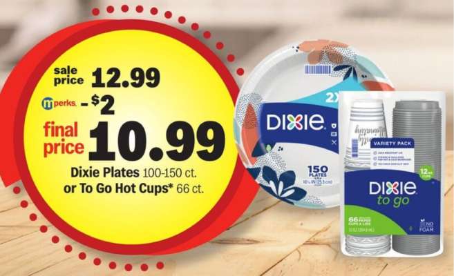 Dixie Plates or To Go Hot Cups