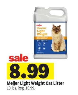 Meijer Light Weight Cat Litter