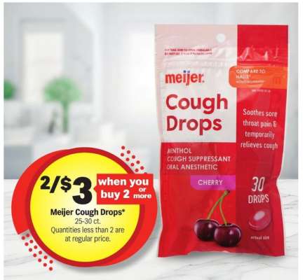 Meijer Cough Drops