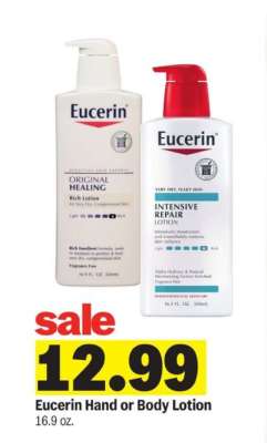 Eucerin Hand or Body Lotion*