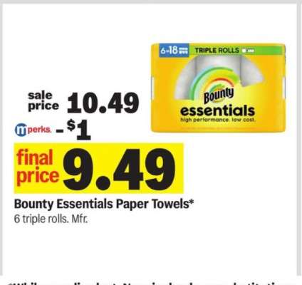 Bounty Essentials Paper Towels