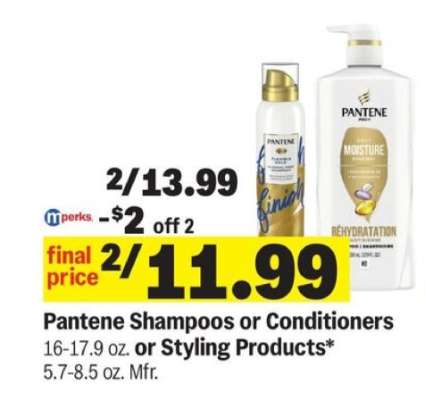 Pantene Shampoos or Conditioners or Styling Products