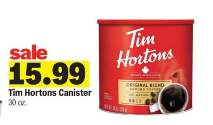 Tim Hortons Canister
