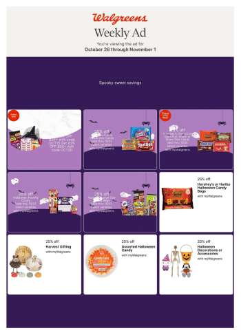 Walgreens Flyer - 10/26/2025 - 11/01/2025.