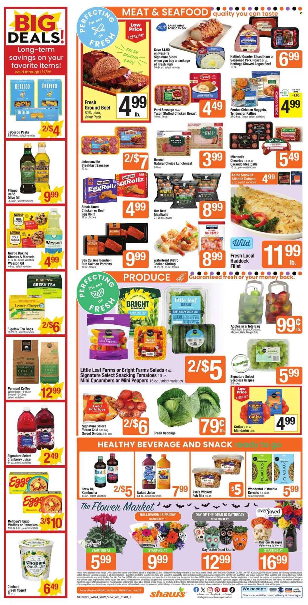 Shaw’s ad - 10/31/2025 - 11/06/2025. Page 4