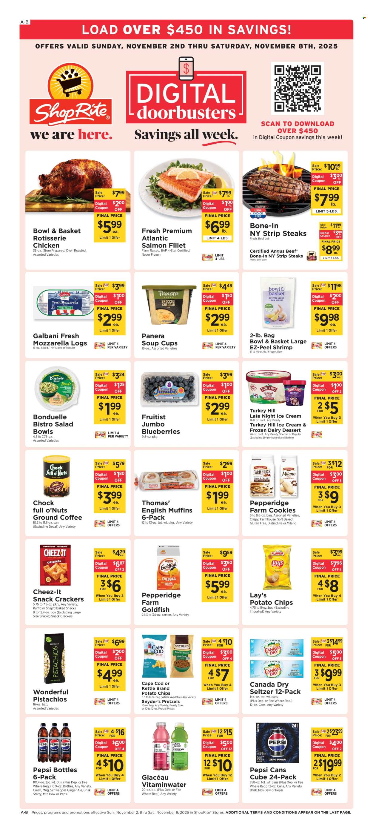 ShopRite ad - 11/02/2025 - 11/08/2025. Page 1