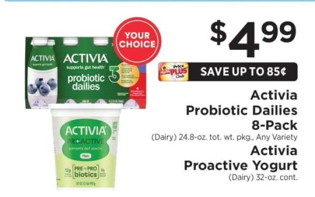 Activia Probiotic Dailies 8-Pack / Activia Proactive Yogurt