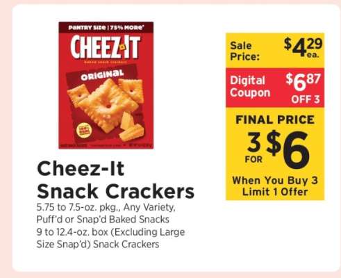 Cheez-It Snack Crackers