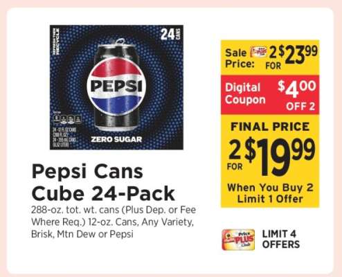 Pepsi Cans Cube 24-Pack