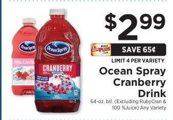 Ocean Spray Cranberry Drink