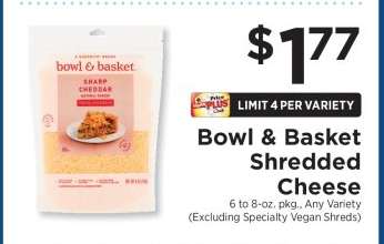Bowl & Basket Shredded Cheese