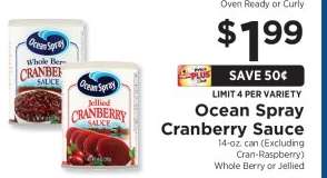 Ocean Spray Cranberry Sauce