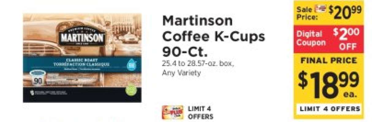 Martinson Coffee K-Cups 90 - Ct