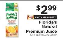 Florida's Natural Premium Juice