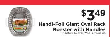 Handi Foil Giant Oval Rack Roaster with Handles