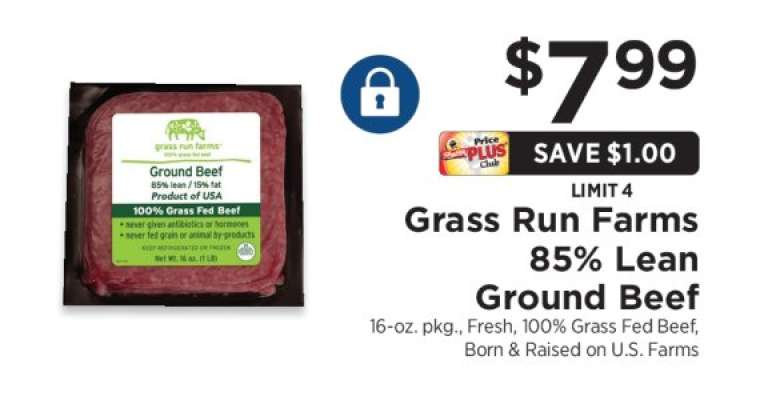 Grass Run Farms 85% Lean Ground Beef