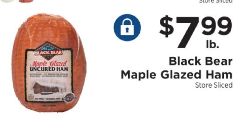 Black Bear Maple Glazed Ham