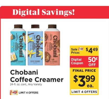 Chobani Coffee Creamer*