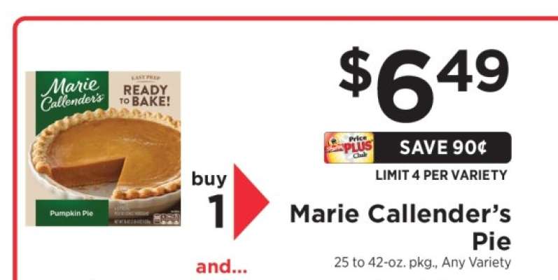 Marie Callender's Pie