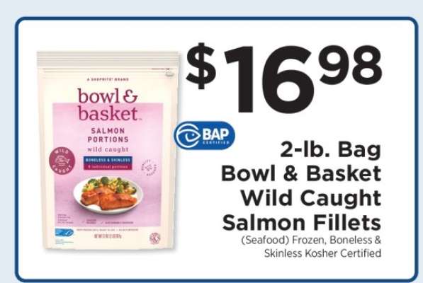Bowl & Basket Wild Caught Salmon Fillets