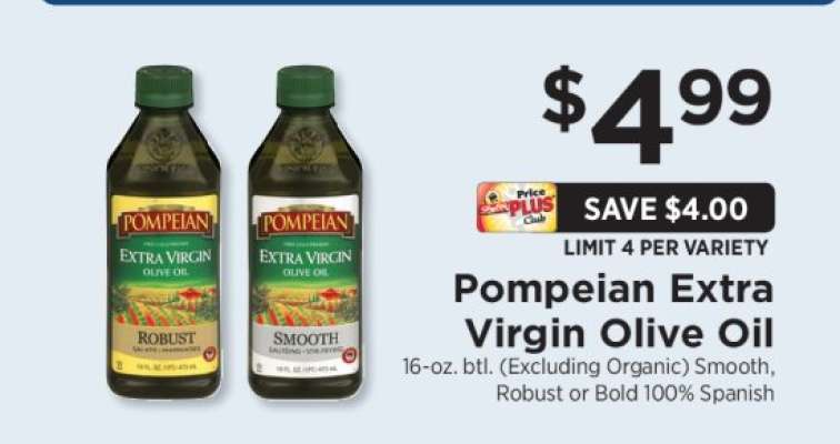 Pompeian Extra Virgin Olive Oil