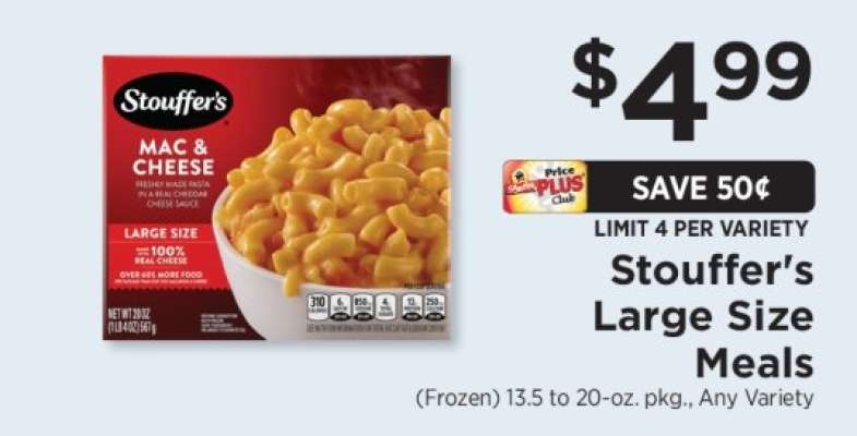 Stouffer's Large Size Meals