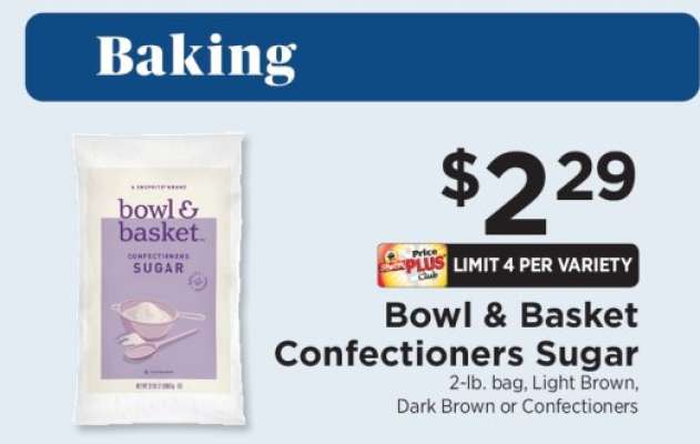 Bowl & Basket Confectioners Sugar