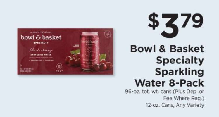 Bowl & Basket Specialty Sparkling Water 8-Pack