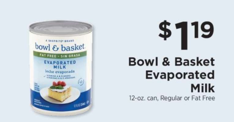 Bowl & Basket Evaporated Milk