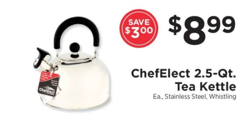 ChefElect 2.5-Qt. Tea Kettle