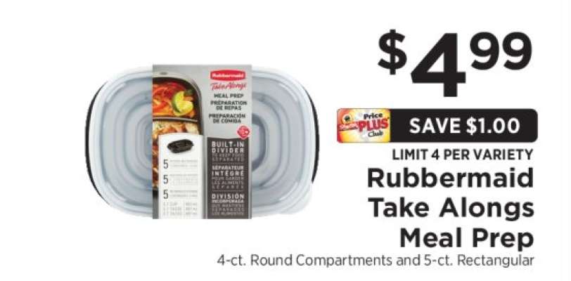 Rubbermaid Take Alongs Meal Prep