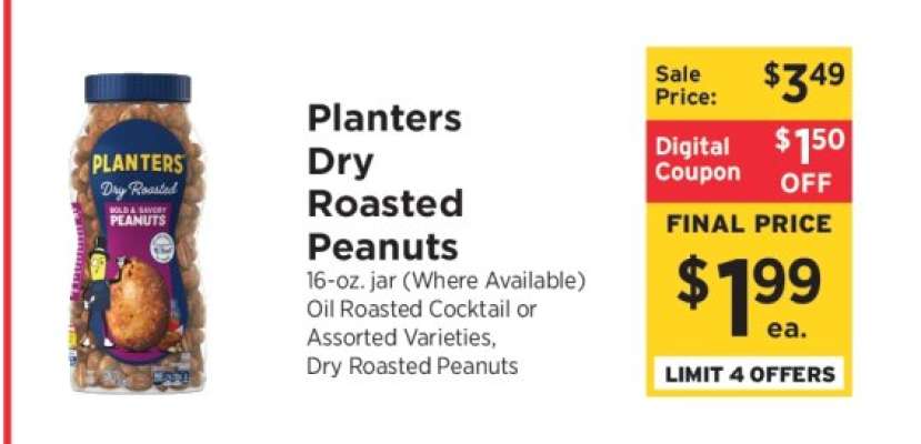 Planters Dry Roasted Peanuts