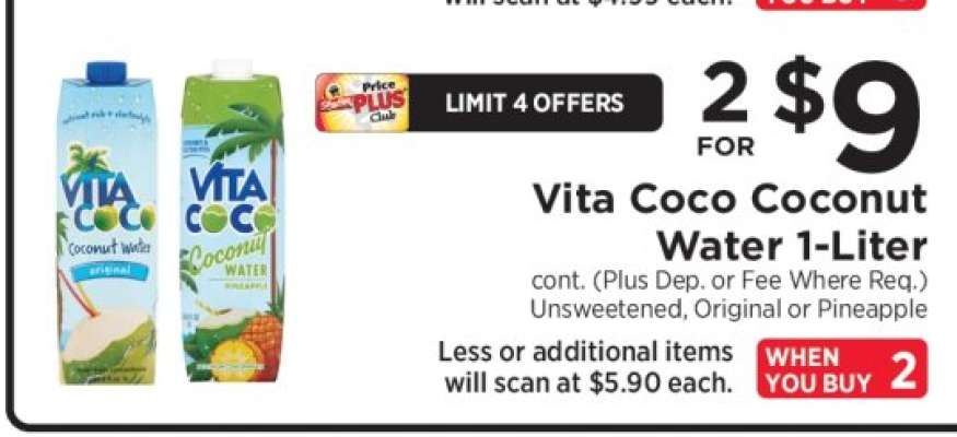 Vita Coco Coconut Water 1-Liter