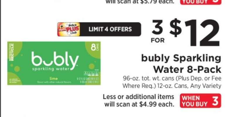bubly Sparkling Water 8-Pack