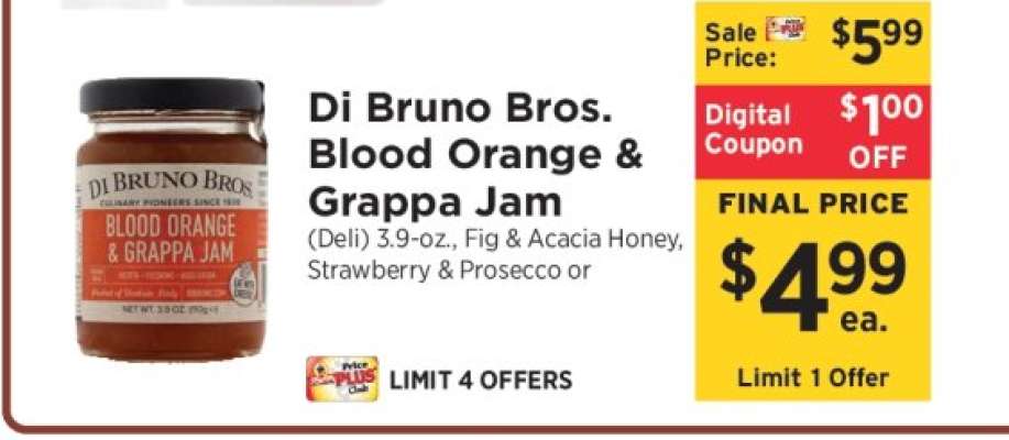 Di Bruno Bros. Blood Orange & Grappa Jam