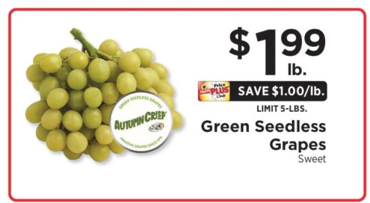Green Seedless Grapes