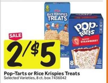 Pop-Tarts or Rice Krispies Treats