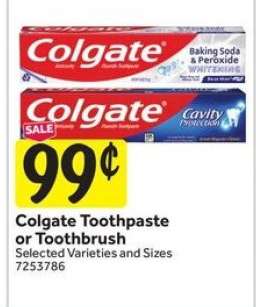 Colgate Toothpaste or Toothbrush