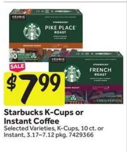 Starbucks K-Cups or Instant Coffee