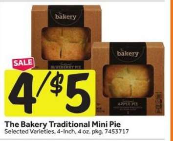 The Bakery Traditional Mini Pie