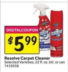 Resolve Carpet Cleaner*