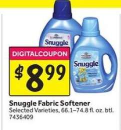 Snuggle Fabric Softener