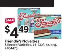 Friendly's Novelties