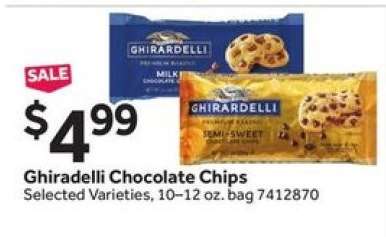 GHIRARDELLI CHOCOLATE CHIPS