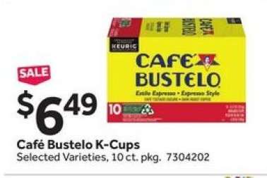 CAFÉ BUSTELO K-CUPS