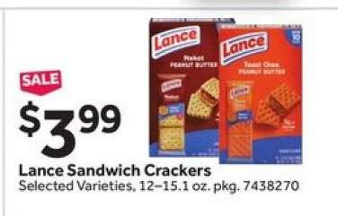 Lance Sandwich Crackers